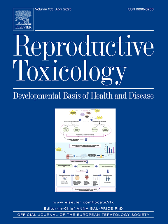 Publicação: Reproductive Toxicology
